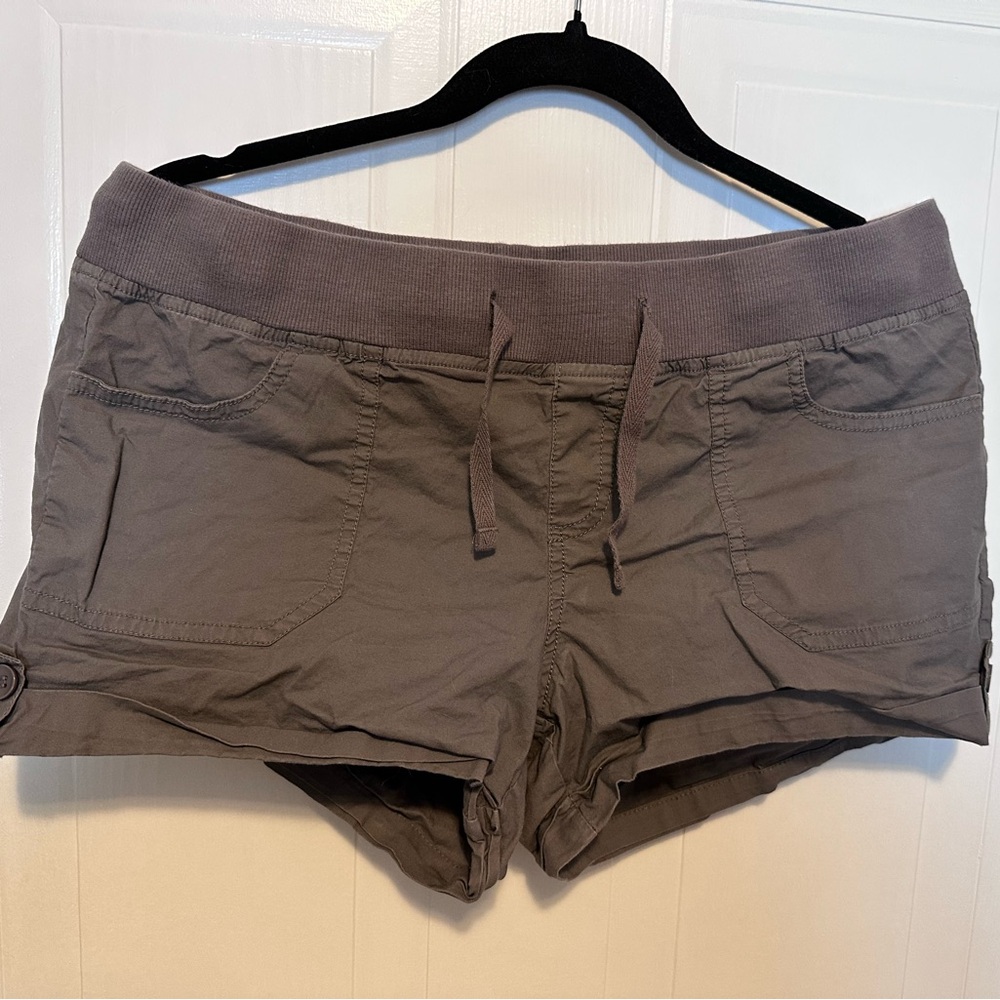 Casual Gray Women's Shorts
